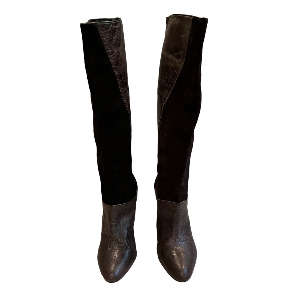Gianni Bini Vintage Leather Knee High Boots - Picture 4 of 13
